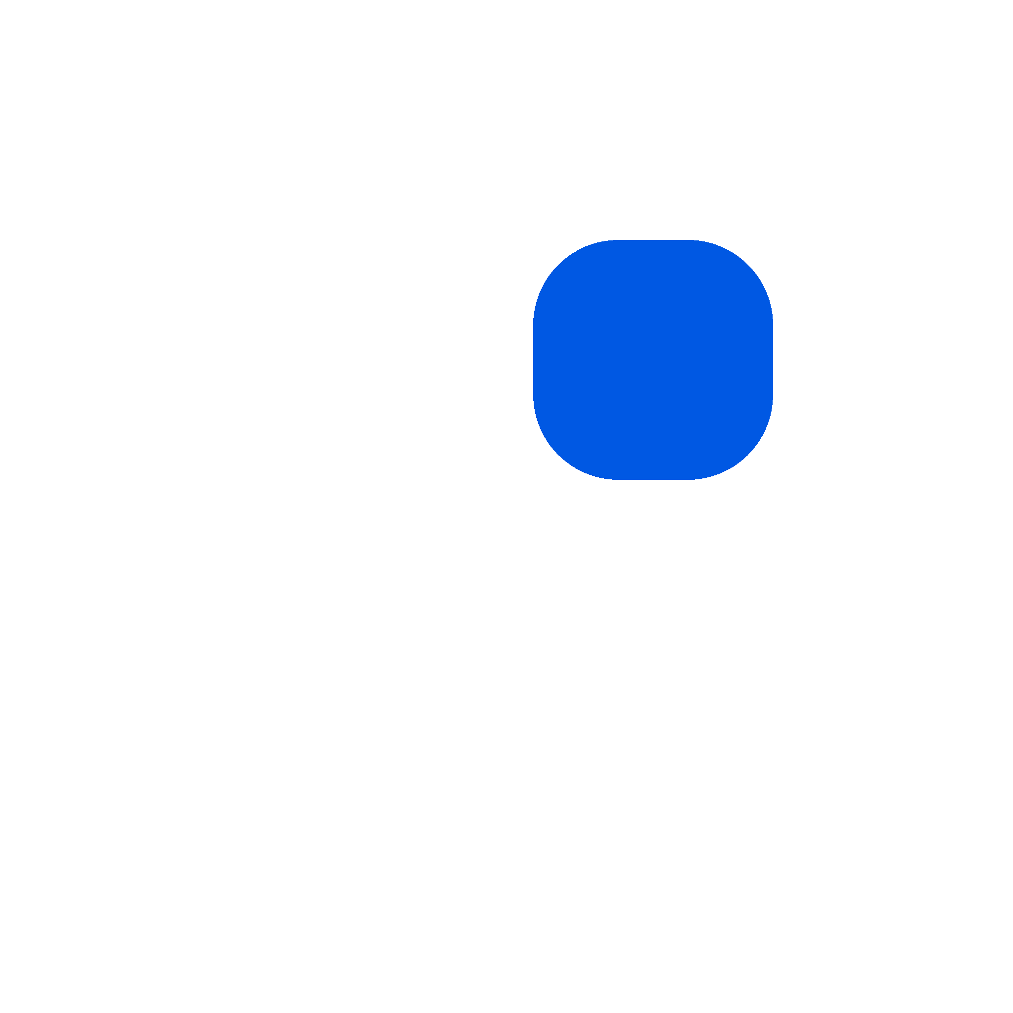 The mark reversed, on near-black.